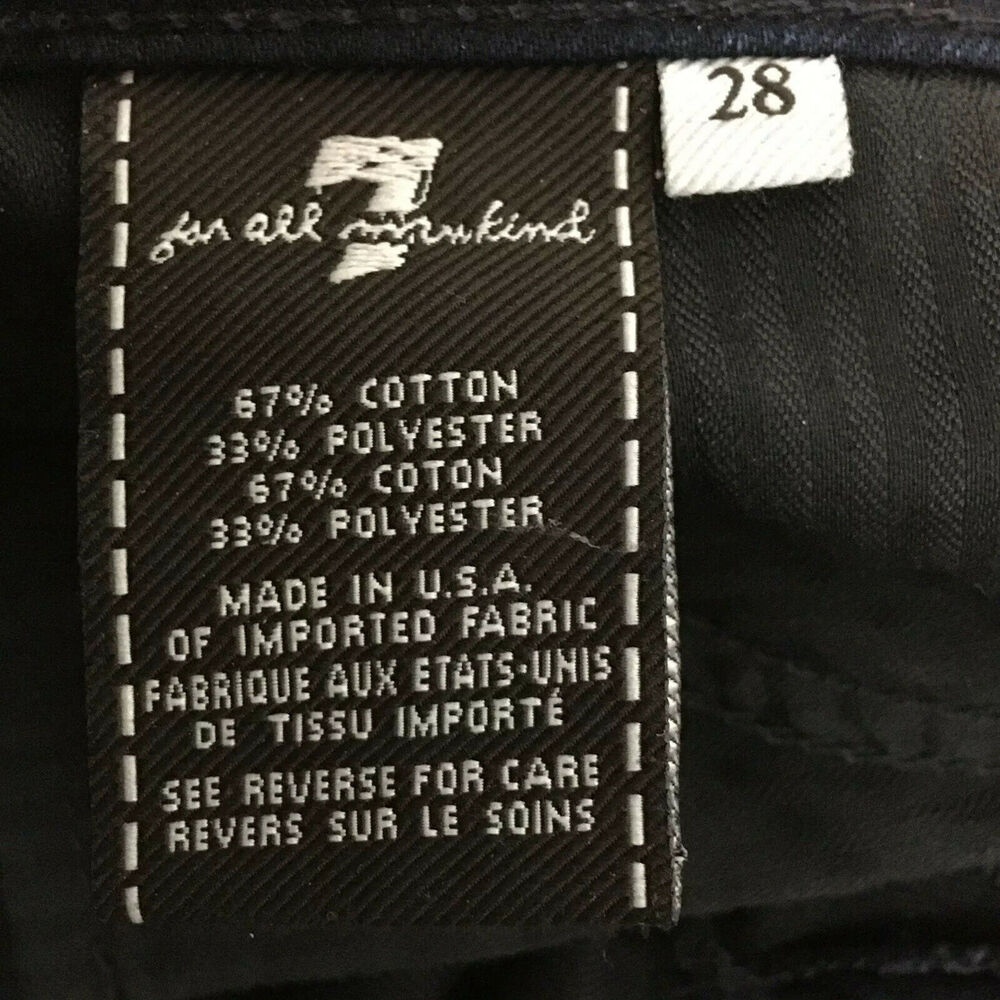 7 For All Mankind Bling Crystal Pocket Bootcut Jeans in Rustic Canyon NWT Sz 28 - Picture 6 of 16